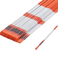 Driveway Markers 50PCS 121.5cm Orange Fiberglass Snow Stakes Reflective