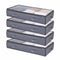 Under Bed Storage 996x500x180mm 90L Clear Lid 4 Pack Clothes Shoe Organizer