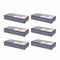 Under Bed Storage Containers 90L 6 Pack Clear Lids Low Profile