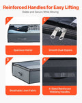 Under Bed Storage Containers 90L 6 Pack Clear Lids Low Profile