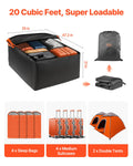 Car Roof Cargo Carrier Bag 20 Cubic Feet 840D PVC Waterproof