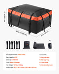 Car Roof Cargo Carrier Bag 20 Cubic Feet 840D PVC Waterproof