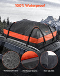 Car Rooftop Cargo Carrier Bag 15 Cubic Feet Waterproof