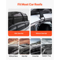 Car Rooftop Cargo Carrier Bag, 21 Cubic Feet Cargo Carrier for Car Roof, 100% Waterproof 900D Oxford Cloth Roof Luggage Bag for All Vehicle with/without Rack- with Lock, Non-Slip Mat, Door Hooks