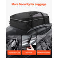 Car Rooftop Cargo Carrier Bag, 21 Cubic Feet Cargo Carrier for Car Roof, 100% Waterproof 900D Oxford Cloth Roof Luggage Bag for All Vehicle with/without Rack- with Lock, Non-Slip Mat, Door Hooks