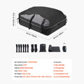 Car Rooftop Cargo Carrier Bag, 21 Cubic Feet Cargo Carrier for Car Roof, 100% Waterproof 900D Oxford Cloth Roof Luggage Bag for All Vehicle with/without Rack- with Lock, Non-Slip Mat, Door Hooks