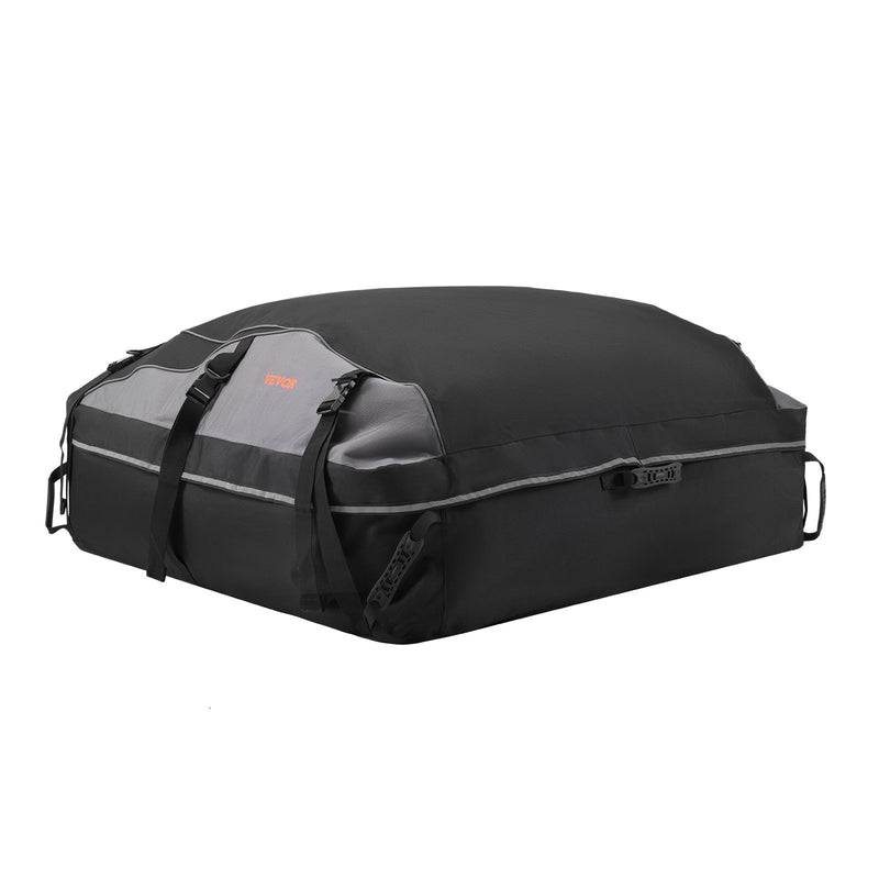 Car Roof Cargo Bag 21 Cubic Feet Waterproof with Lock Non-Slip Mat