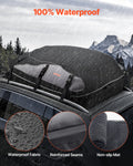 Car Roof Cargo Bag 21 Cubic Feet Waterproof with Lock Non-Slip Mat