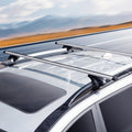 Roof Rack Cross Bars Aluminum 90kg Adjustable Locks SUV Sedan Van