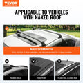 Universal Roof Rack Crossbar Naked Roof Aluminium Lock