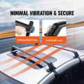Universal Roof Rack Crossbar Naked Roof Aluminium Lock