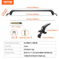 Universal Roof Rack Crossbar Naked Roof Aluminium Lock