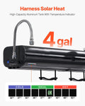 Roof Rack Water Tank 4 Gal Aluminum Pressurization Port T-slot