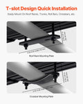 Roof Rack Water Tank 4 Gal Aluminum Pressurization Port T-slot