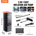 Portable Air Compressor 160PSI 7800mAh Cordless Electric Pump
