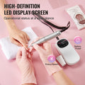 Electric Nail Drill 35000RPM Cordless Manicure Pedicure Machine 6 Bits