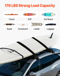 Roof Rack Pads 33in 176lbs Capacity Kayak Canoe Surfboard
