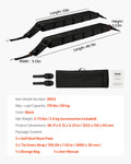 Roof Rack Pads 33in 176lbs Capacity Kayak Canoe Surfboard