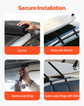 Roof Rack Pads 15.5in 176lbs Kayak Canoe Surfboard Soft