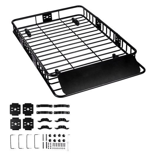 Roof Rack Cargo Basket 200 LBS Capacity Extension 64"x39"x6" for SUV Truck