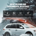 Rooftop Cargo Carrier 340L Luggage Storage Box ABS SUV Car