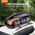 Rooftop Cargo Carrier 220L ABS Luggage Storage Box SUV Car