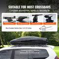 Rooftop Cargo Carrier 220L ABS Luggage Storage Box SUV Car