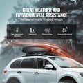 Rooftop Cargo Carrier 220L ABS Luggage Storage Box SUV Car