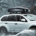 Rooftop Cargo Carrier 220L ABS Luggage Storage Box SUV Car