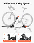 Roof Bike Rack 15kg Capacity Upright Rooftop Bicycle Carrier Black