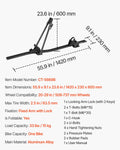 Roof Bike Rack 15kg Capacity Upright Rooftop Bicycle Carrier Black