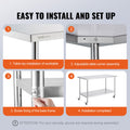 Stainless Steel Work Table 30x60
