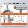 Stainless Steel Work Table 30x36x38