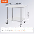 Stainless Steel Work Table 30x36x38