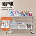 Stainless Steel Work Table 24x60x40 Commercial Food Prep Casters