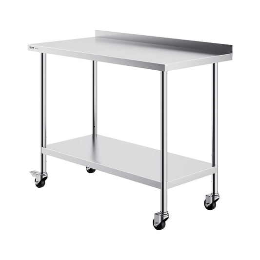 Stainless Steel Work Table 24x48x40 Commercial Food Prep
