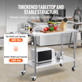 Stainless Steel Work Table 24x48x40 Commercial Food Prep