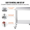 Stainless Steel Work Table 24x36x40 Commercial Food Prep