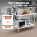 Stainless Steel Work Table 24x48x36 Commercial Food Prep