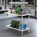 Stainless Steel Work Table 24x48x36 Commercial Food Prep