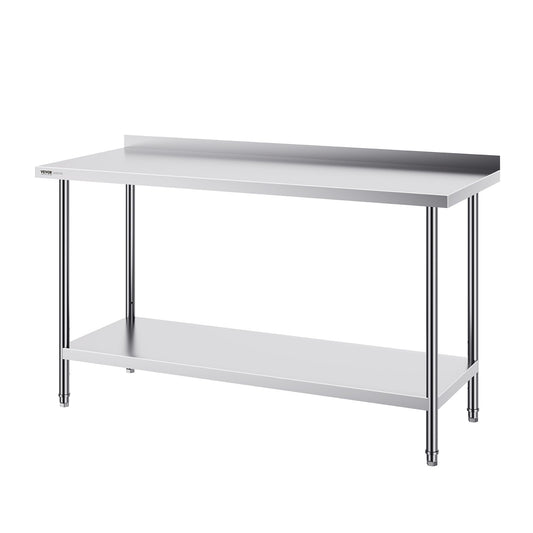 Stainless Steel Work Table 24x60x36 Commercial Food Prep