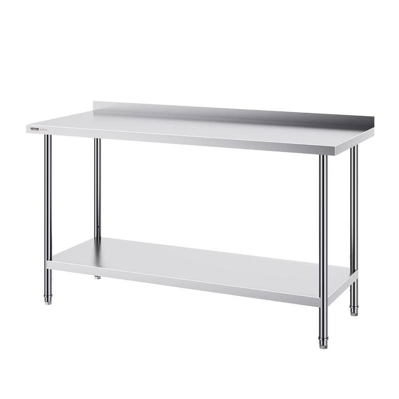 Stainless Steel Work Table 24x60x36 Commercial Food Prep