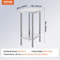 Stainless Steel Prep Table 24x18