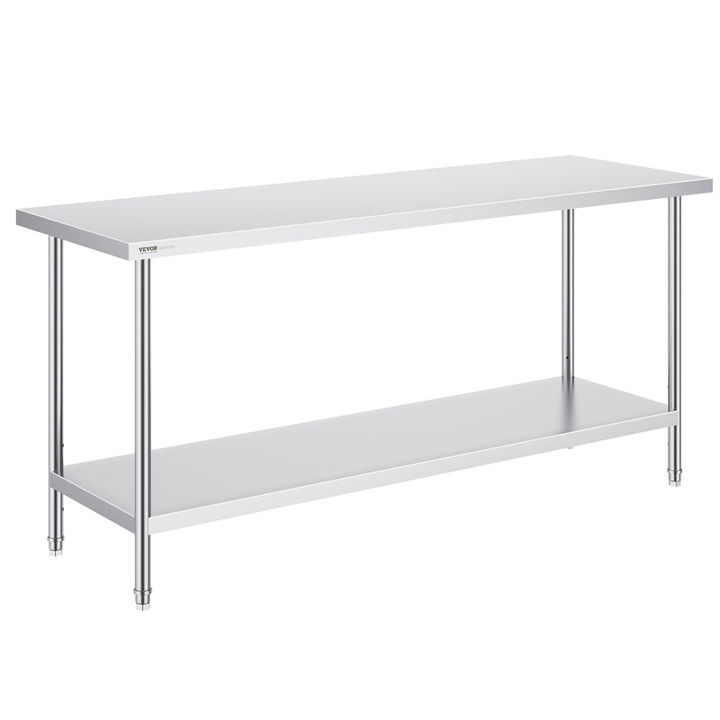 Stainless Steel Prep Table 24x72