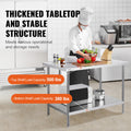 Stainless Steel Prep Table 30x48