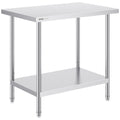 Stainless Steel Prep Table 24x36 3 Shelf Commercial Worktable