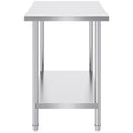 Stainless Steel Prep Table 24x36 3 Shelf Commercial Worktable