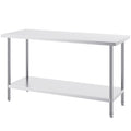 Stainless Steel Work Prep Table Commercial Worktable Food Prep 24x60x34in