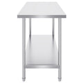 Stainless Steel Work Prep Table Commercial Worktable Food Prep 24x60x34in