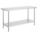 Stainless Steel Work Table 24x60x34in Commercial Food Prep